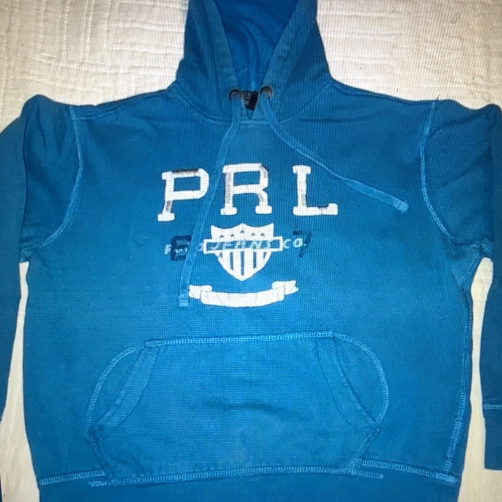 Ralph Lauren Blue Zip-Up Men's Sweater